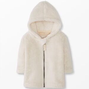 Hanna Andersson Marshmallow Fleece Zip Up Hoodie